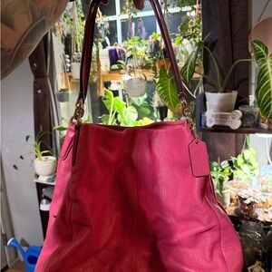 Coach Phoebe Vibrant Pink Women's Shoulder Bag